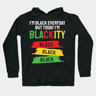 Blackity black black Hoodie
